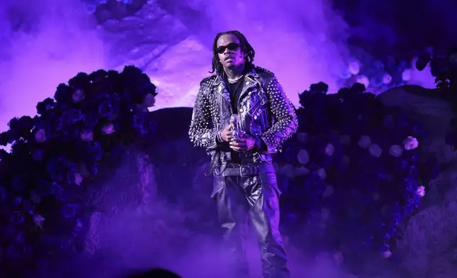 Gunna performs at Amazon Music Live Concert Series 2024 with Gunna at East End Studios on Nov. 14, 2024 in Glendale, California. (Jerritt Clark via AP)