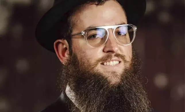 This undated photo from Chabad.org shows Rabbi Zvi Kogan, who was killed in the United Arab Emirates. (Mendel Grossbaum/Chabad.org via AP)