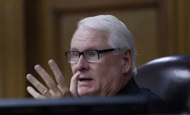 Superior Court Judge H. Patrick Haggard speaks during the trial of Jose Ibarra at Athens-Clarke County Superior Court on Monday, Nov. 18, 2024, in Athens, Ga. (Miguel Martinez/Atlanta Journal-Constitution via AP, Pool)