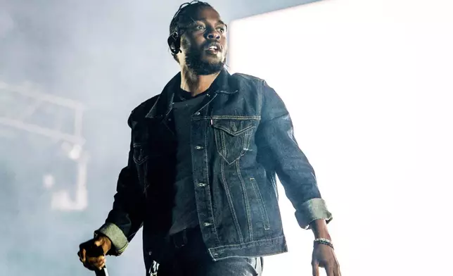 FILE - Kendrick Lamar performs during the Festival d'ete de Quebec in Quebec City, Canada on July 7, 2017. (Photo by Amy Harris/Invision/AP, File)