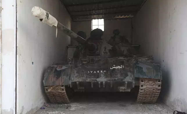 Opposition forces take control of areas outside Aleppo, Syria, Friday, Nov. 29, 2024. (AP Photo/Ghaith Alsayed)
