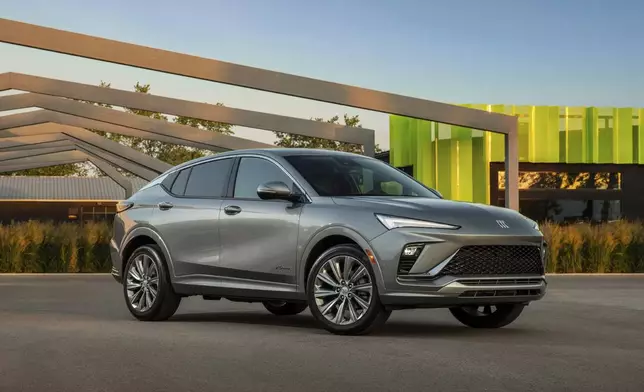 This photo provided by Buick shows the 2025 Envista. The Envista is Buick's least expensive SUV but it doesn't lack style or comfort. (Courtesy of General Motors via AP)