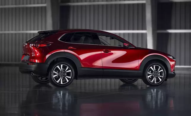 This photo provided by Mazda shows the 2024 CX-30. Among Mazda's vehicles, the CX-30 had the biggest discounts in our analysis. (Courtesy of Mazda North American Operations via AP).