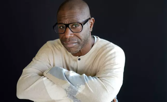 Steve McQueen, writer/director of "Blitz," poses for a portrait at the Four Seasons Hotel, Monday, Oct. 14, 2024, in Los Angeles. (AP Photo/Chris Pizzello)