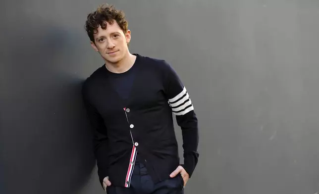 Actor Ethan Slater poses for a portrait on Friday, Nov. 8, 2024, at Universal Studios in Universal City, Calif. (AP Photo/Chris Pizzello)