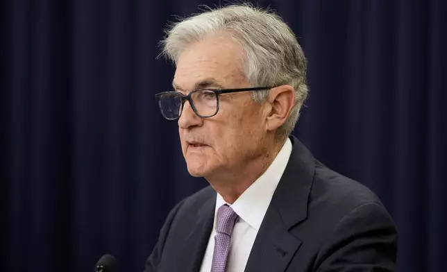 Federal Reserve Board Chairman Jerome Powell speaks during a news conference at the Federal Reserve in Washington, Thursday, Nov. 7, 2024. (AP Photo/Mark Schiefelbein)