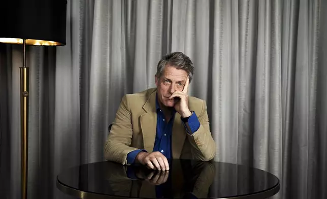 Hugh Grant poses for a portrait to promote the film "Heretic" on Sunday, Oct. 27, 2024, in Los Angeles. (Photo by Rebecca Cabage/Invision/AP)