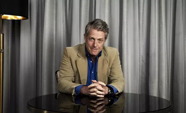 Hugh Grant poses for a portrait to promote the film "Heretic" on Sunday, Oct. 27, 2024, in Los Angeles. (Photo by Rebecca Cabage/Invision/AP)