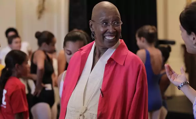 FILE - Judith Jamison, choreographer and artistic director of the Alvin Ailey American Dance Theatre, observes young dancers during a workshop at the White House in Washington, Tuesday, Sept. 7, 2010. (AP Photo/J. Scott Applewhite, File)