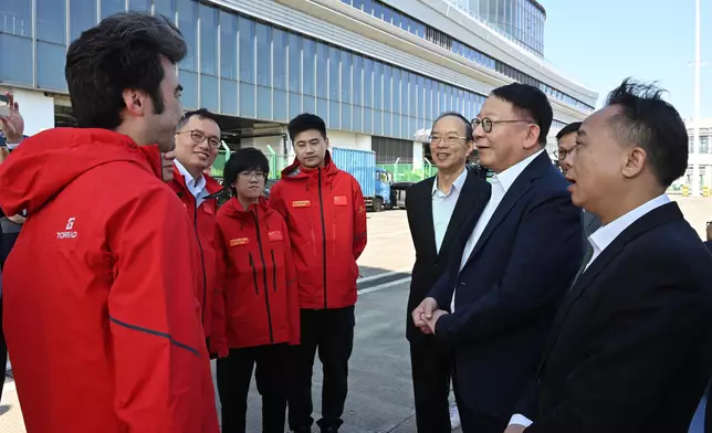 CS attends send-off event of China's 41st Antarctic expedition team in Guangzhou  Source: HKSAR Government Press Releases