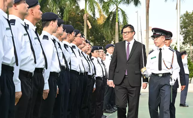 AMS holds passing-out parade for new members  Source: HKSAR Government Press Releases