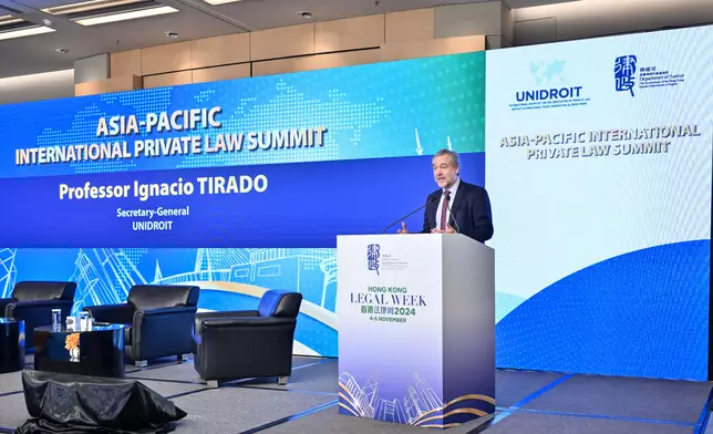 Asia-Pacific International Private Law Summit opens Hong Kong Legal Week 2024  Source: HKSAR Government Press Releases