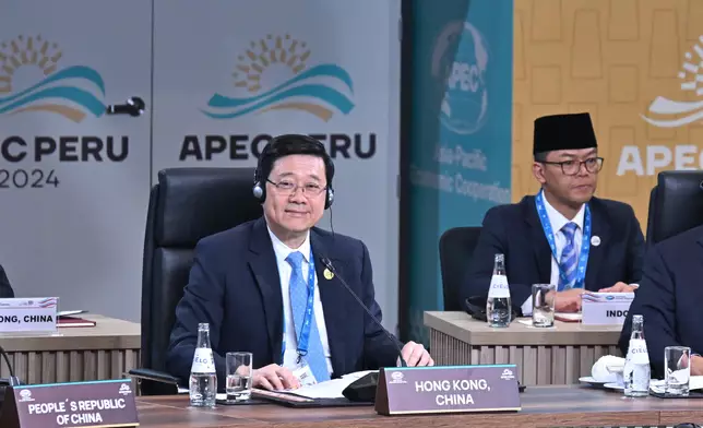 CE attends APEC meetings in Peru (with photos/video) Source: HKSAR Government Press Releases