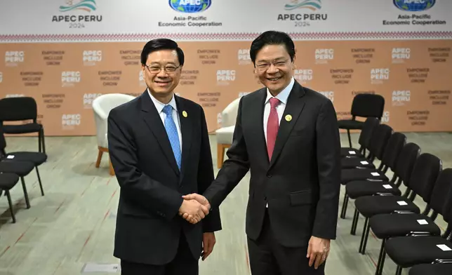 CE attends APEC meetings in Peru (with photos/video) Source: HKSAR Government Press Releases