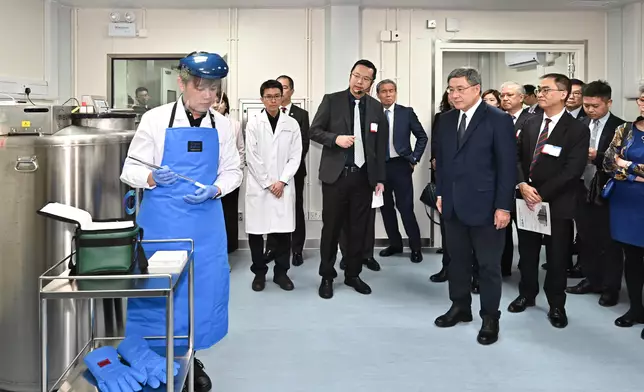 Greater Bay Area International Clinical Trial Institute officially opened in Hong Kong Park of Hetao Shenzhen-Hong Kong Science and Technology Innovation Co-operation Zone  Source: HKSAR Government Press Releases