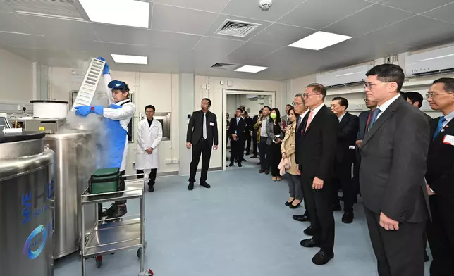 Greater Bay Area International Clinical Trial Institute officially opened in Hong Kong Park of Hetao Shenzhen-Hong Kong Science and Technology Innovation Co-operation Zone  Source: HKSAR Government Press Releases