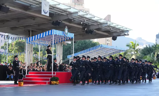 Deputy Director of Immigration (Enforcement, Systems and Management) officiates at Passing-out Parade  Source: HKSAR Government Press Releases