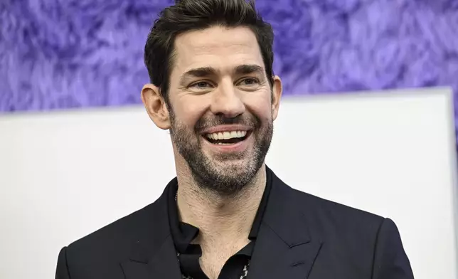 FILE - Producer-director-writer John Krasinski attends the premiere of Paramount Pictures' "IF" at the SVA Theatre, May 13, 2024, in New York. (Photo by Evan Agostini/Invision/AP, File)