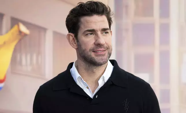 FILE - Director John Krasinski poses for photographers upon arrival at the UK Premiere of the film 'IF' in London, May 7, 2024. (Photo by Scott Garfitt/Invision/AP, File)