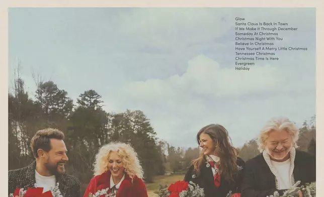 This album cover image released by Capitol Records Nashville shows “The Christmas Record” by Little Big Town. (Capitol Records Nashville via AP)