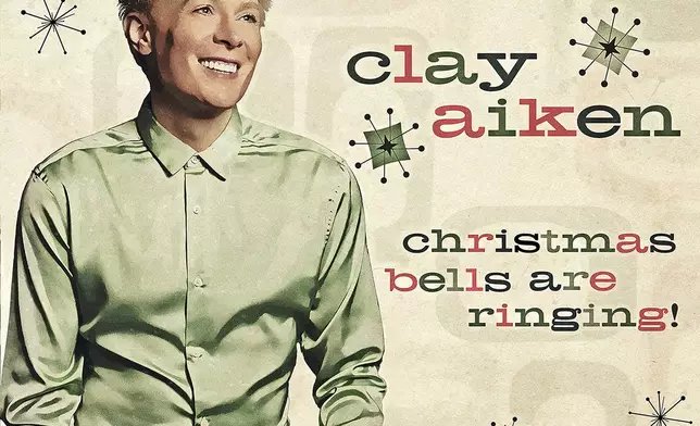 This album cover image released by Alvins Records shows "Christmas Bells Are Ringing" by Clay Aiken. (Alvins Records via AP)