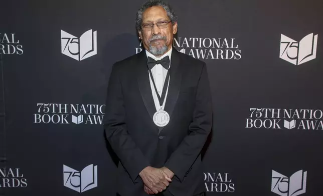 Author Percival Everett attends the 75th National Book Awards ceremony at Cipriani Wall Street on Wednesday, Nov. 20, 2024, in New York. (Photo by Andy Kropa/Invision/AP)