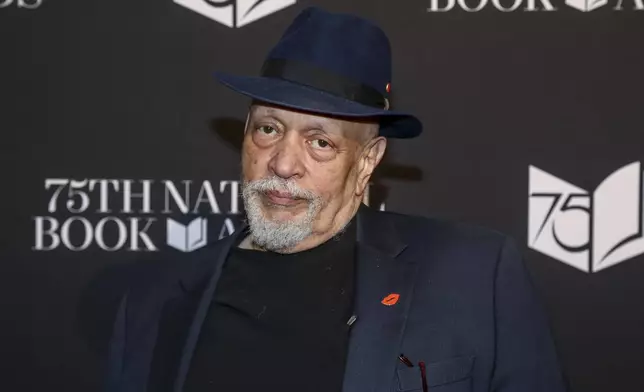 Author Walter Mosley attends the 75th National Book Awards ceremony at Cipriani Wall Street on Wednesday, Nov. 20, 2024, in New York. (Photo by Andy Kropa/Invision/AP)