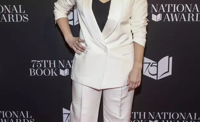 Actor Kate McKinnon attends the 75th National Book Awards ceremony at Cipriani Wall Street on Wednesday, Nov. 20, 2024, in New York. (Photo by Andy Kropa/Invision/AP)