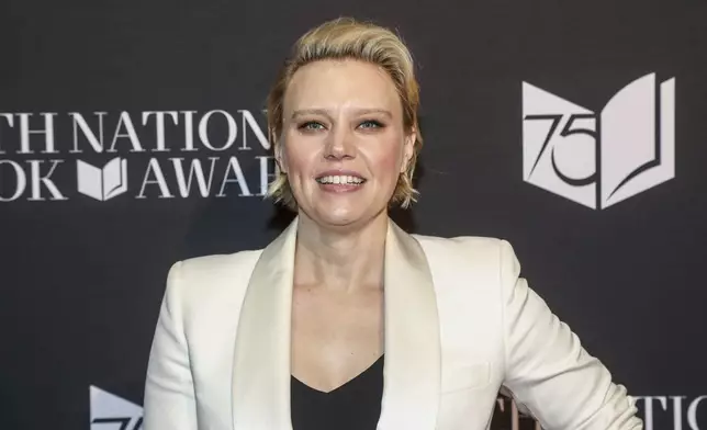 Actor Kate McKinnon attends the 75th National Book Awards ceremony at Cipriani Wall Street on Wednesday, Nov. 20, 2024, in New York. (Photo by Andy Kropa/Invision/AP)