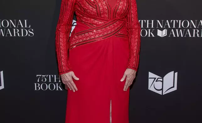 Author Barbara Kingsolver attends the 75th National Book Awards ceremony at Cipriani Wall Street on Wednesday, Nov. 20, 2024, in New York. (Photo by Andy Kropa/Invision/AP)