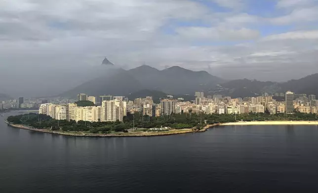 Rio de Janeiro city on Sunday, Nov. 17, 2024, who will host the G20 Summit next Monday and Tuesday. (AP Photo/Eraldo Peres)