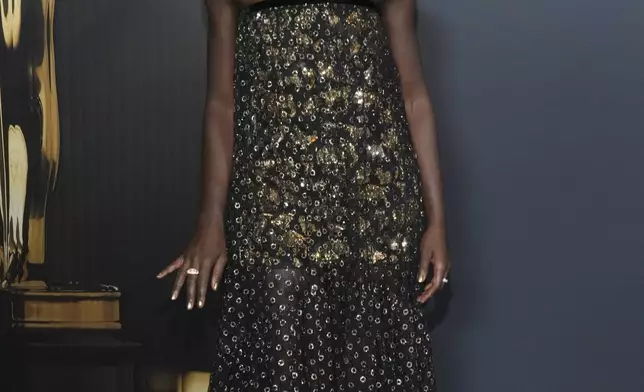 Lupita Nyong'o arrives at the 15th Governors Awards on Sunday, Nov. 17, 2024, at The Ray Dolby Ballroom in Los Angeles. (Photo by Jordan Strauss/Invision/AP)