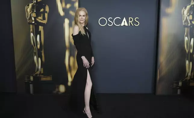 Nicole Kidman arrives at the 15th Governors Awards on Sunday, Nov. 17, 2024, at The Ray Dolby Ballroom in Los Angeles. (Photo by Jordan Strauss/Invision/AP)