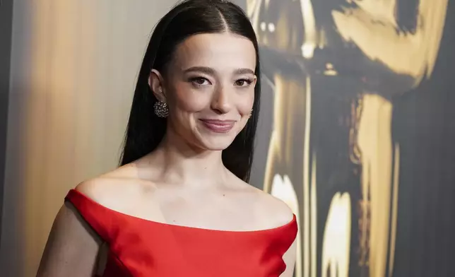 Mikey Madison arrives at the 15th Governors Awards on Sunday, Nov. 17, 2024, at The Ray Dolby Ballroom in Los Angeles. (Photo by Jordan Strauss/Invision/AP)