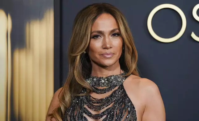 Jennifer Lopez arrives at the 15th Governors Awards on Sunday, Nov. 17, 2024, at The Ray Dolby Ballroom in Los Angeles. (Photo by Jordan Strauss/Invision/AP)