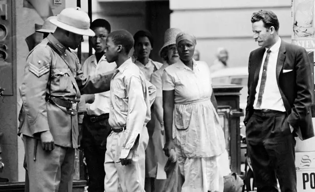 This image released by Magnolia pictures shows a photo taken by Ernest Cole from the film "Ernest Cole: Lost and Found." (Ernest Cole/Magnolia Pictures via AP)