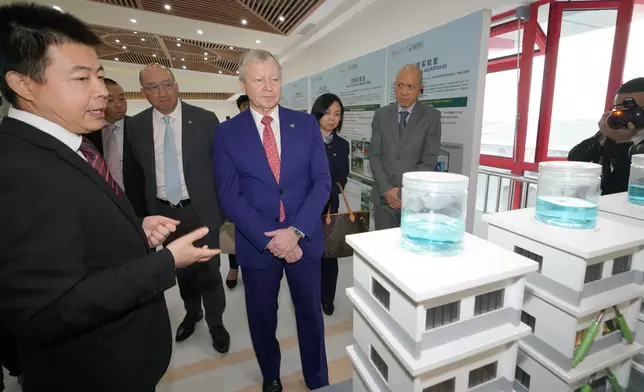 Guests visit the newly-built Block B at the IDMR.