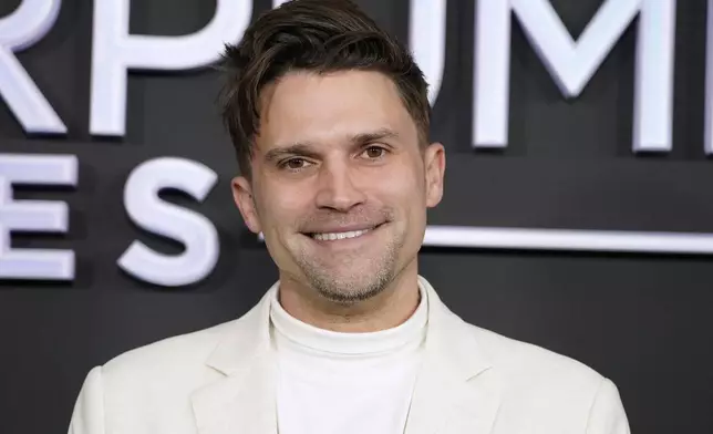 FILE - Tom Schwartz arrives at the season 11 premiere of "Vanderpump Rules," Wednesday, Jan. 17, 2024, at The Hollywood Palladium in Los Angeles. (Photo by Jordan Strauss/Invision/AP, File)