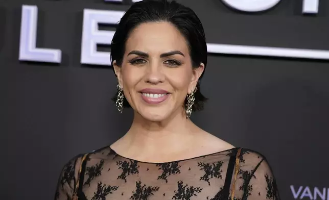 FILE - Katie Maloney arrives at the season 11 premiere of "Vanderpump Rules," Wednesday, Jan. 17, 2024, at The Hollywood Palladium in Los Angeles. (Photo by Jordan Strauss/Invision/AP, File)