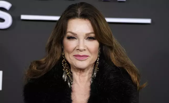 FILE - Lisa Vanderpump arrives at the season 11 premiere of "Vanderpump Rules," Wednesday, Jan. 17, 2024, at The Hollywood Palladium in Los Angeles. (Photo by Jordan Strauss/Invision/AP, File)