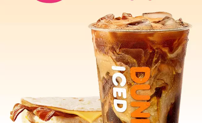 Dunkin’ welcomes 2025 with brand-new breakfast value: the $5 Meal Deal, featuring two savory Wake-Up Wrap sandwiches. Each is made to order with egg, cheese, and a choice of bacon, sausage, turkey sausage, or no meat, alongside a medium hot coffee (14 oz.) or iced coffee (24 oz.). (Graphic: Business Wire)