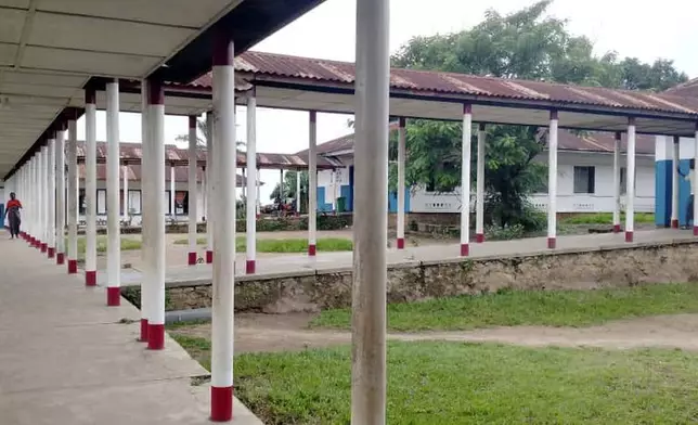 A view of the general Hospital Panzi in southwestern Congo, Thursday, Nov 5, 2024. (AP Photo/Lucien Lufutu)