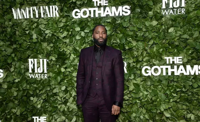 John David Washington attends The Gothams Film Awards at Cipriani Wall Street on Monday, Dec. 2, 2024, in New York. (Photo by Evan Agostini/Invision/AP)