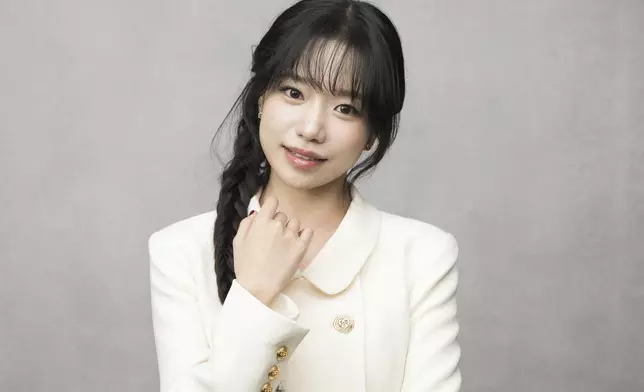 Jo Yu-ri poses for a portrait to promote the second season of "Squid Game" on Wednesday, Dec. 11, 2024, in Los Angeles. (Photo by Willy Sanjuan/Invision/AP)