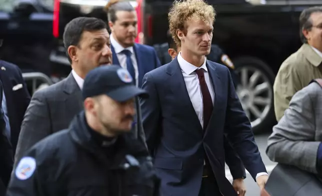 Daniel Penny arrives at court, Wednesday, Dec. 4, 2024, in New York. (AP Photo/Heather Khalifa)