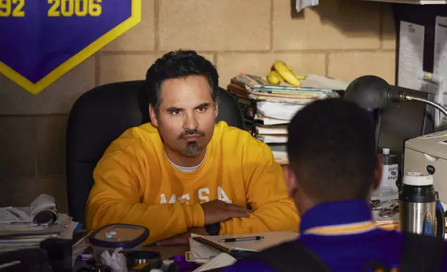 This image released by Amazon/MGM shows Michael Pena in a scene from "Unstoppable." (Ana Carballosa/Amazon/MGM via AP)