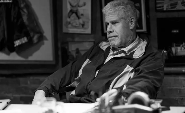 This image released by Falling Forward Films shows Ron Perlman in a scene from "Day of the Fight." (Falling Forwrd Films via AP)