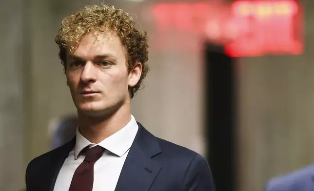 Daniel Penny walks towards the courtroom, Friday, Dec. 6, 2024, in New York. (AP Photo/Heather Khalifa)