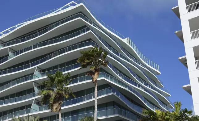 The Four Seasons hotel at the Surf Club is shown in Surfside, Fla., Tuesday, Dec. 17, 2024. (AP Photo/Lynne Sladky)