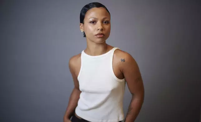 Myha'la poses for a portrait on Wednesday, Nov. 20, 2024, in New York. Myha'la has been named one of The Associated Press' Breakthrough Entertainers of 2024. (Photo by Matt Licari/Invision/AP)